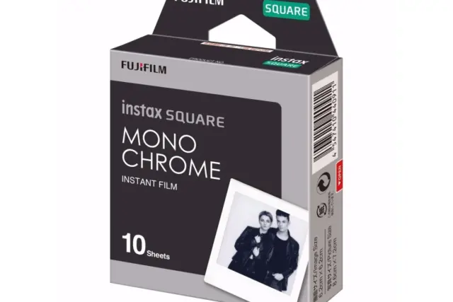 Fujifilm Instax monochrome packshot